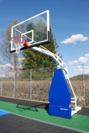 Basketball constructions for outdoor use